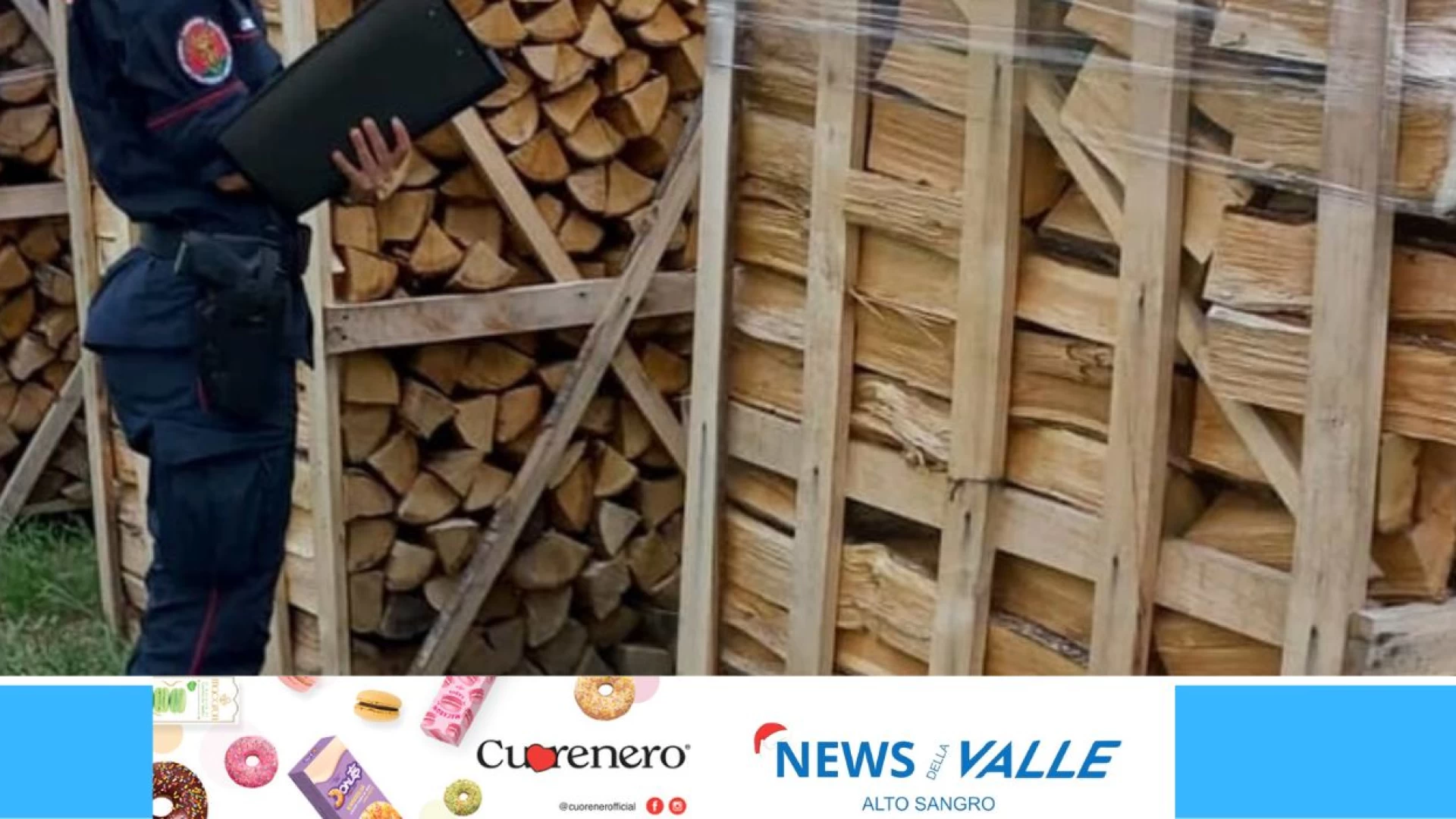 Civitanova del Sannio: una persona denunciata per furto e commercializzazione di legna da ardere.